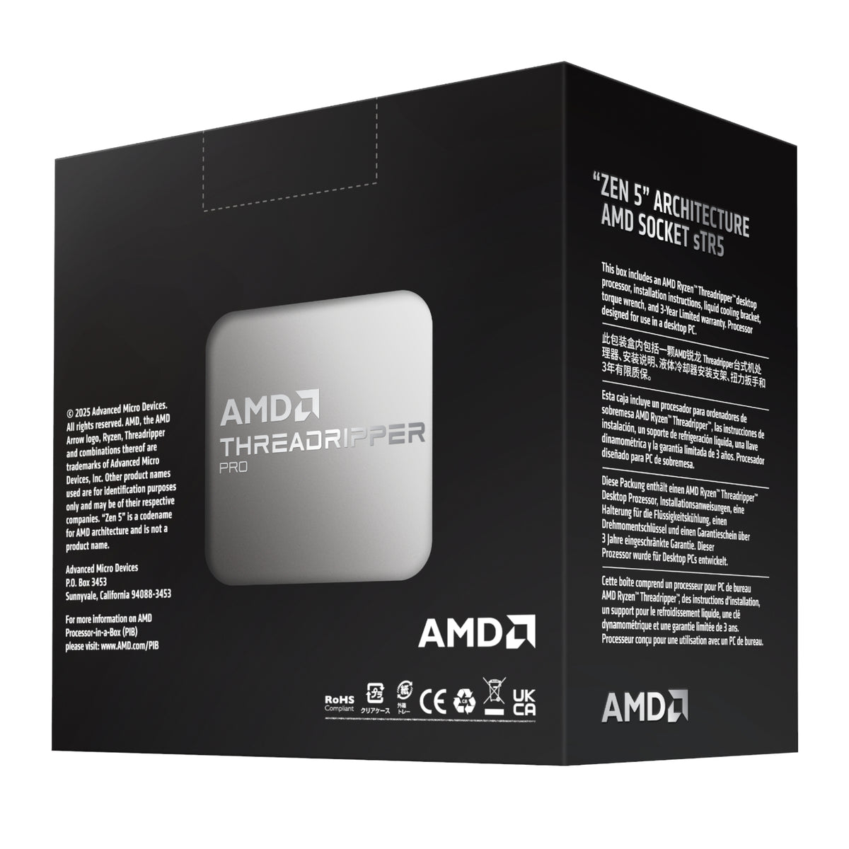 AMD Ryzen Threadripper Pro 9965WX 24 Core 4.2GHz CPU