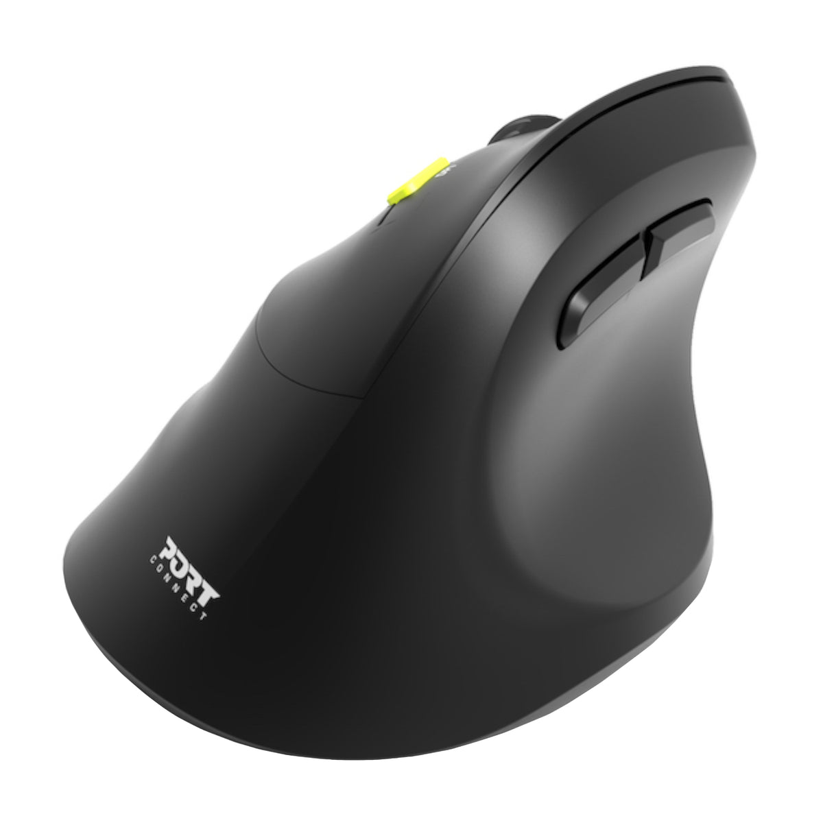 Port Connect Ergo Shape Rechargeable Wireless Mouse