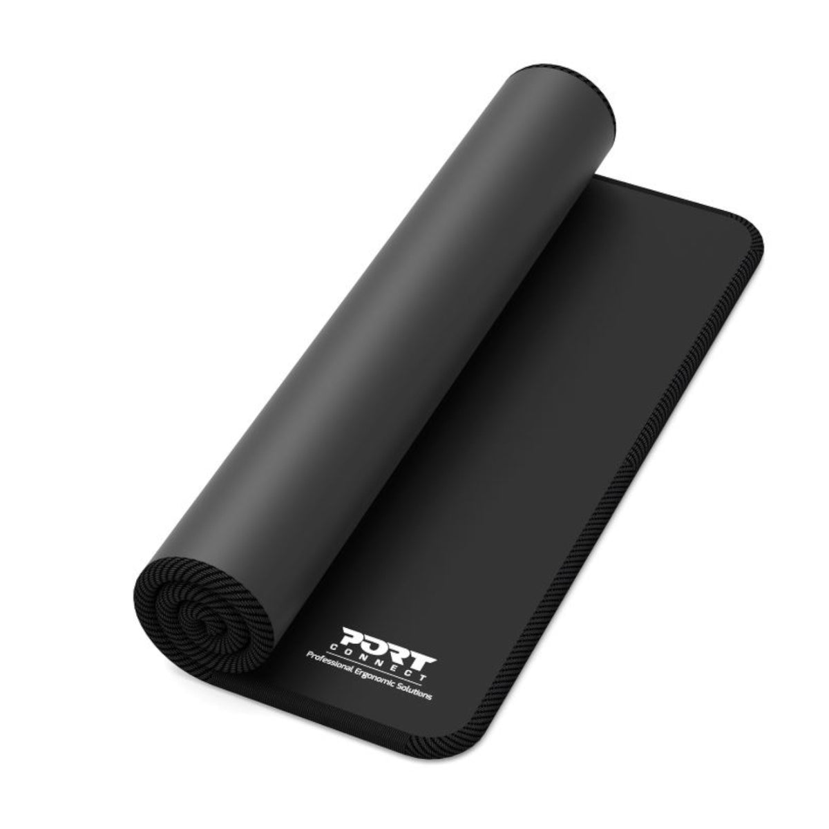 Port Connect Professional Desk Pad - Black (300 x 700mm)