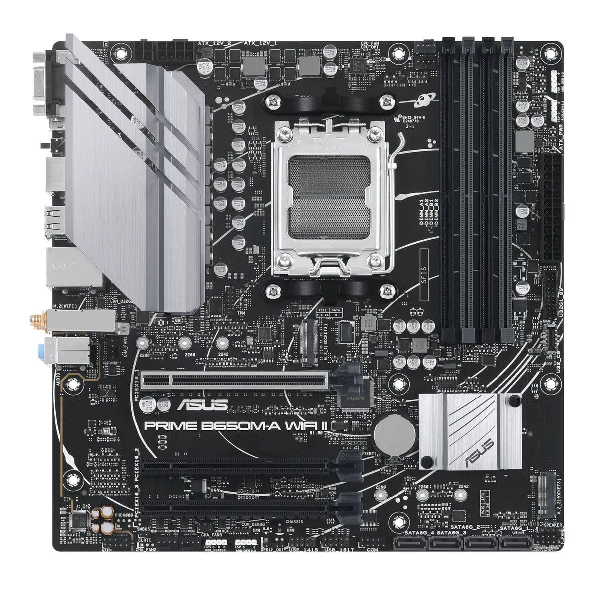 Asus PRIME B650M-A WIFI II M-ATX Gaming Motherboard