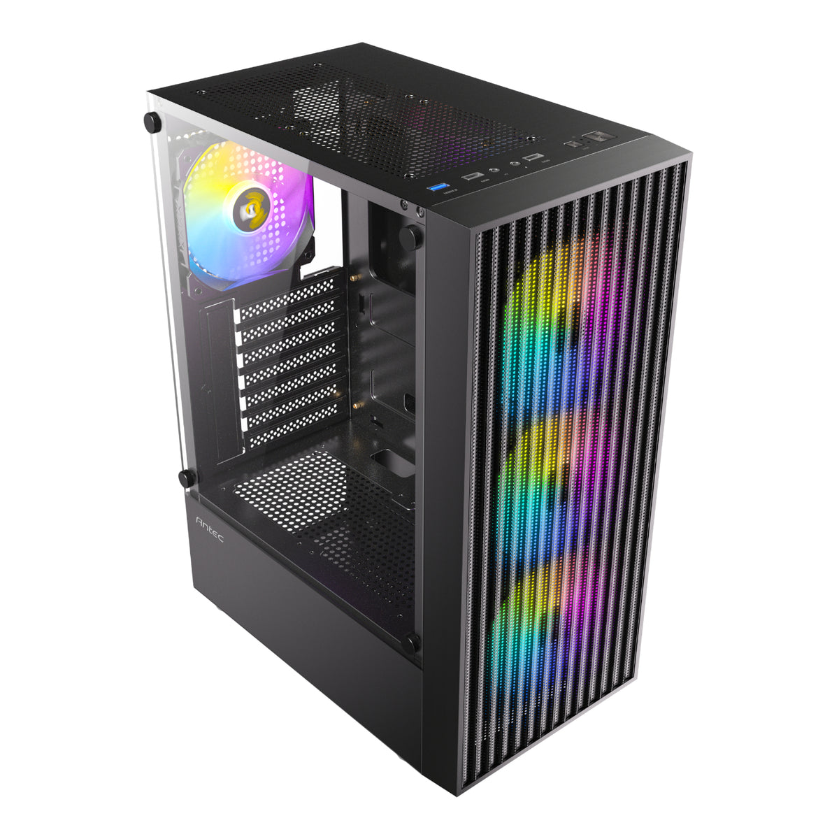 Antec AX27 RGB ELITE ATX Gaming Chassis - Black
