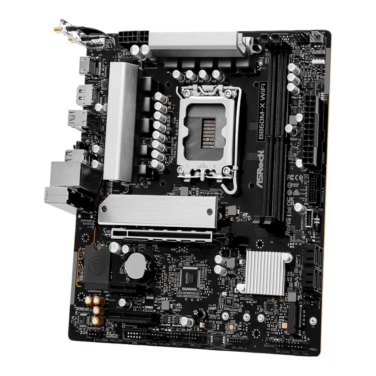 ASRock B860M-X Micro ATX DDR5 Motherboard (PCIe 5 and Wi-Fi 6E)
