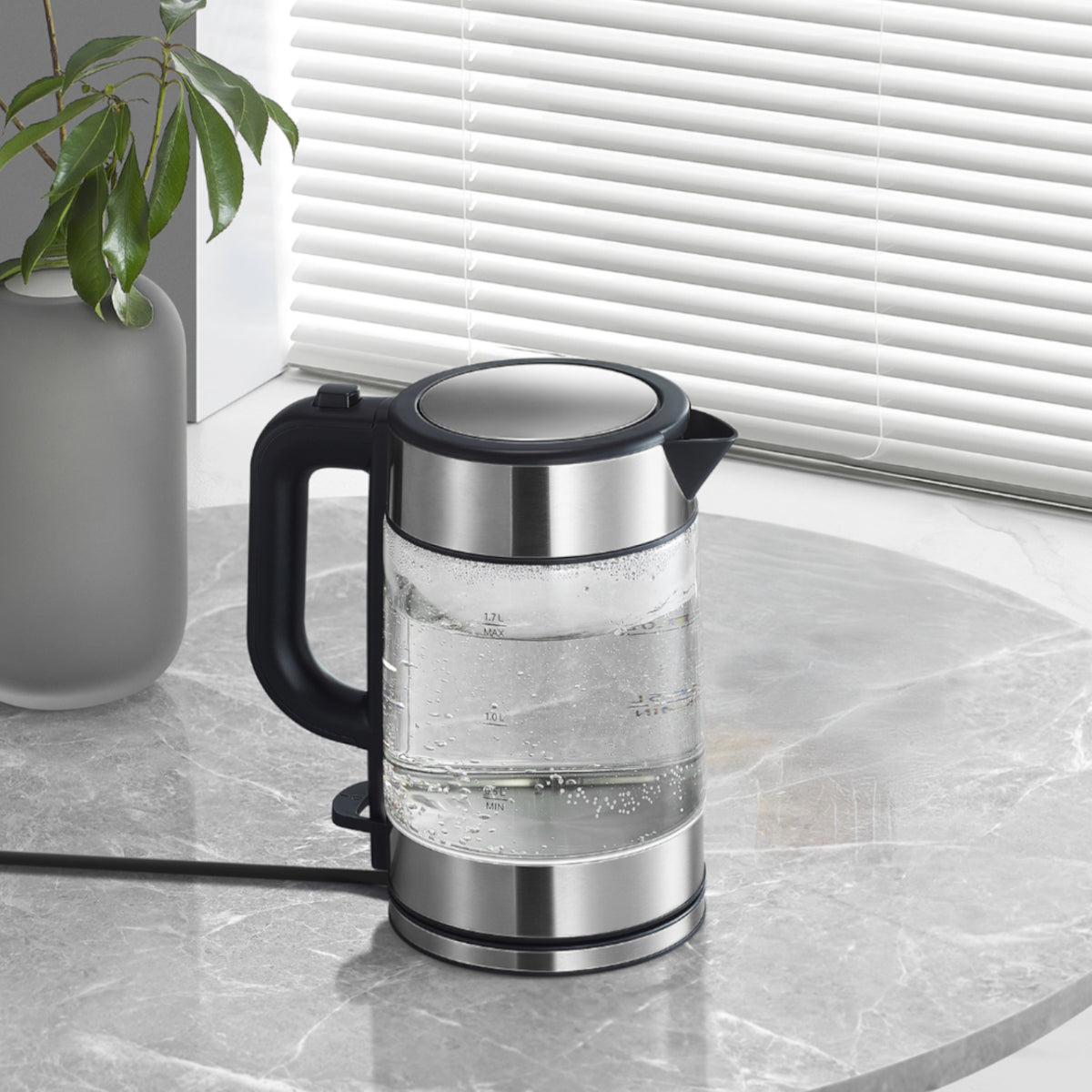 Xiaomi 1.7L Electric Glass Kettle – 2200W Fast Boil