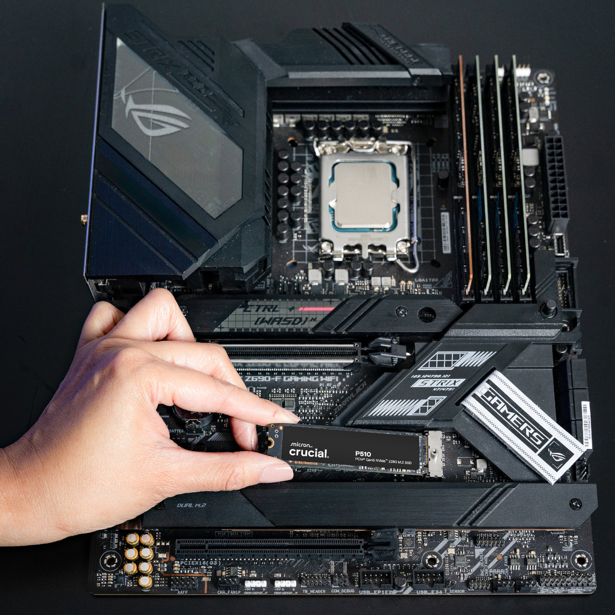 Crucial P510 1TB M.2 Gen5 NVMe 3D NAND SSD