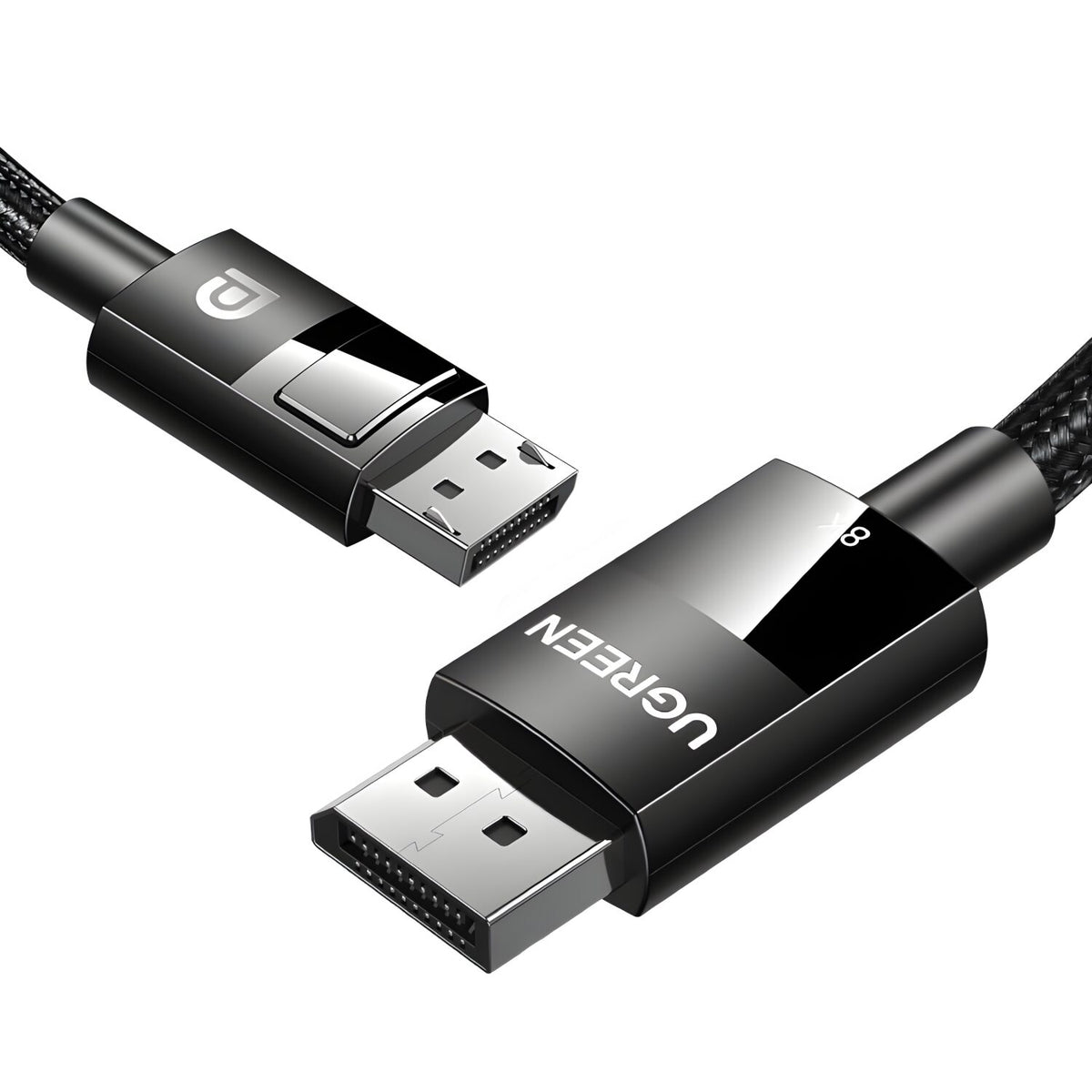 UGREEN DP114 8K DisplayPort Male to Male Braided Cable 2m