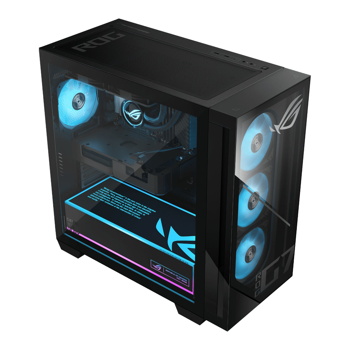Asus ROG GM700 AMD Ryzen 7 9800X3D Gaming PC | RX 9060 XT | 16GB DDR5 | 2TB SSD | Win 11 Home