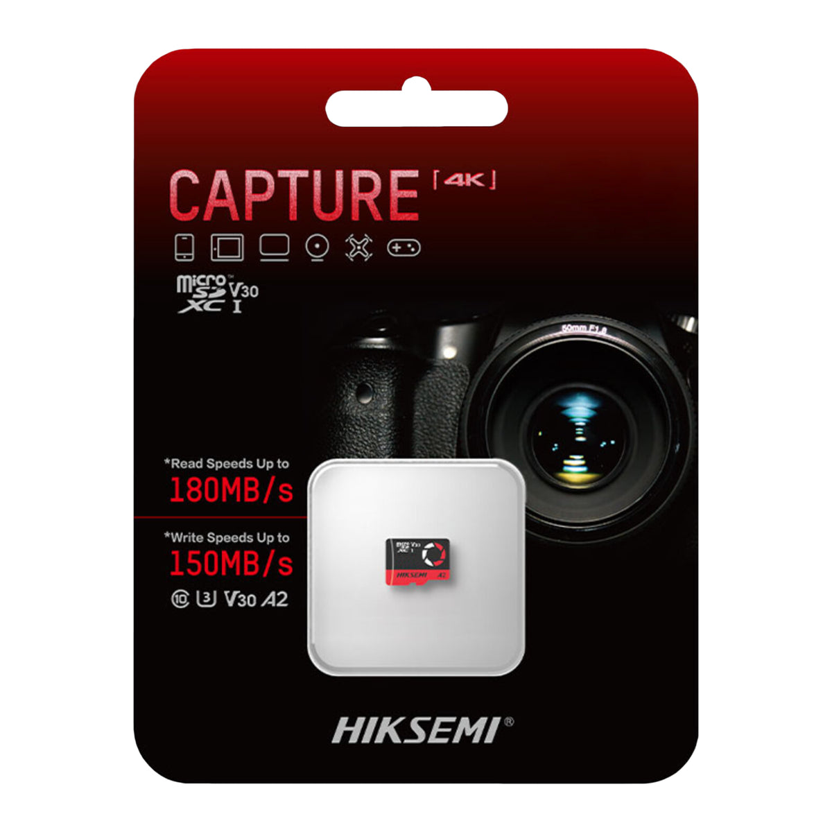 Hiksemi Capture V30 128GB MicroSDXC (Without Adapter)