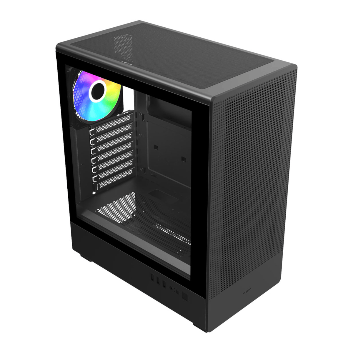 FSP M221-BA ATX Mid Tower Gaming Chassis - Black