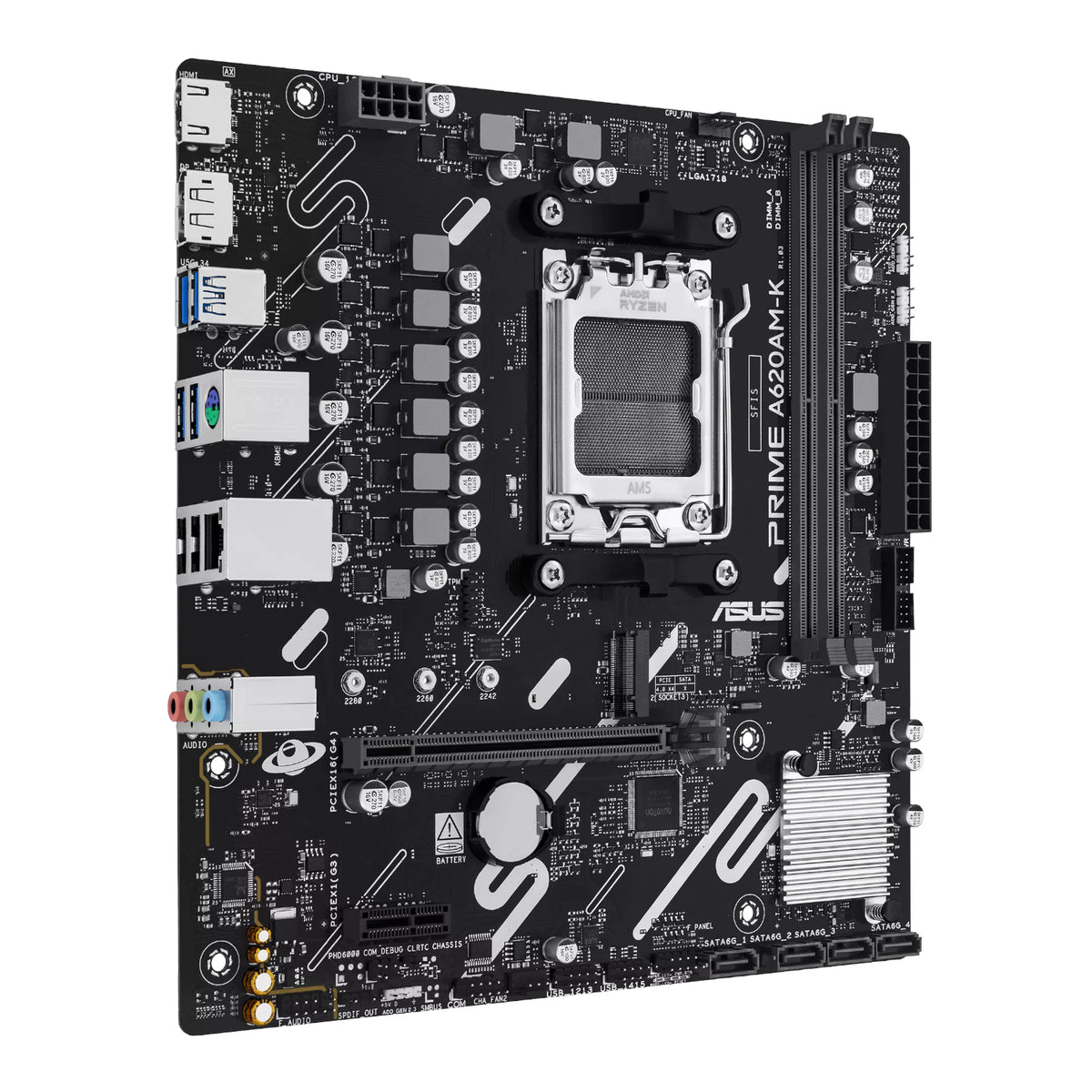 Asus PRIME A620AM-K AM5 M-ATX Motherboard