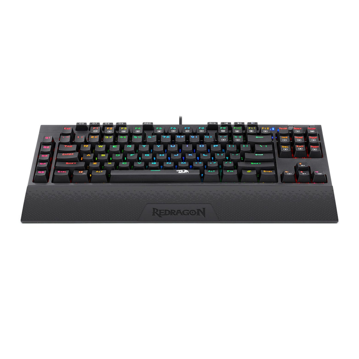 Redragon K588 RGB Pro BROADSWORD TKL Mechanical Wired Gaming Keyboard - Black