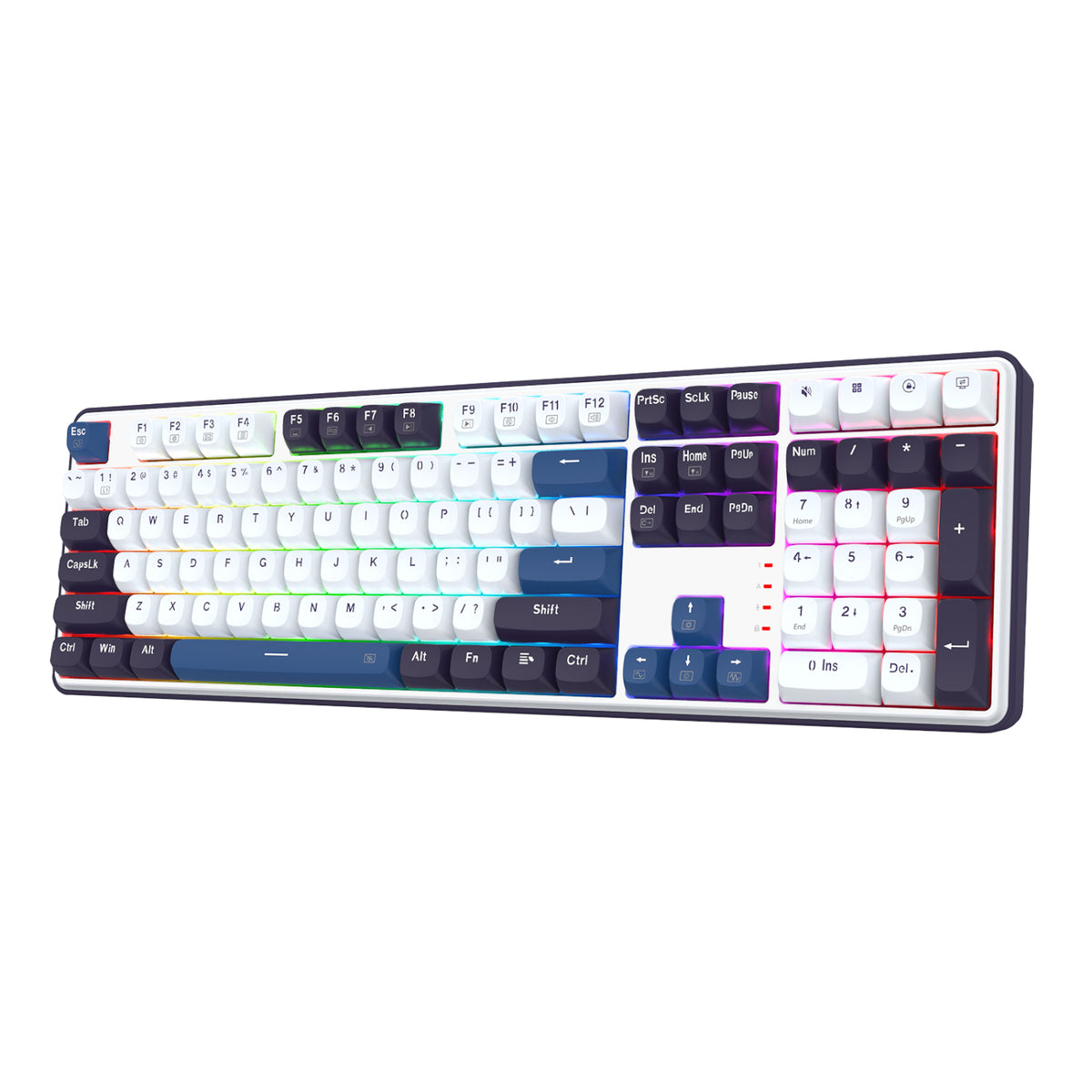 Redragon K689 WYVERN RGB Wired Mechanical Keyboard - White/Black