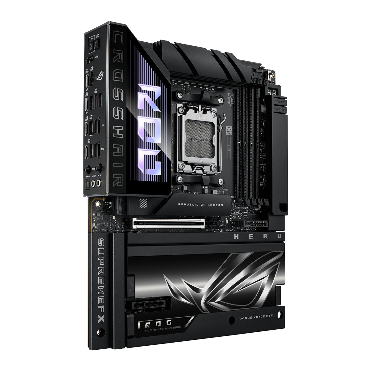 ASUS ROG CROSSHAIR X870E HERO BTF AMD AM5 ATX Gaming Motherboard