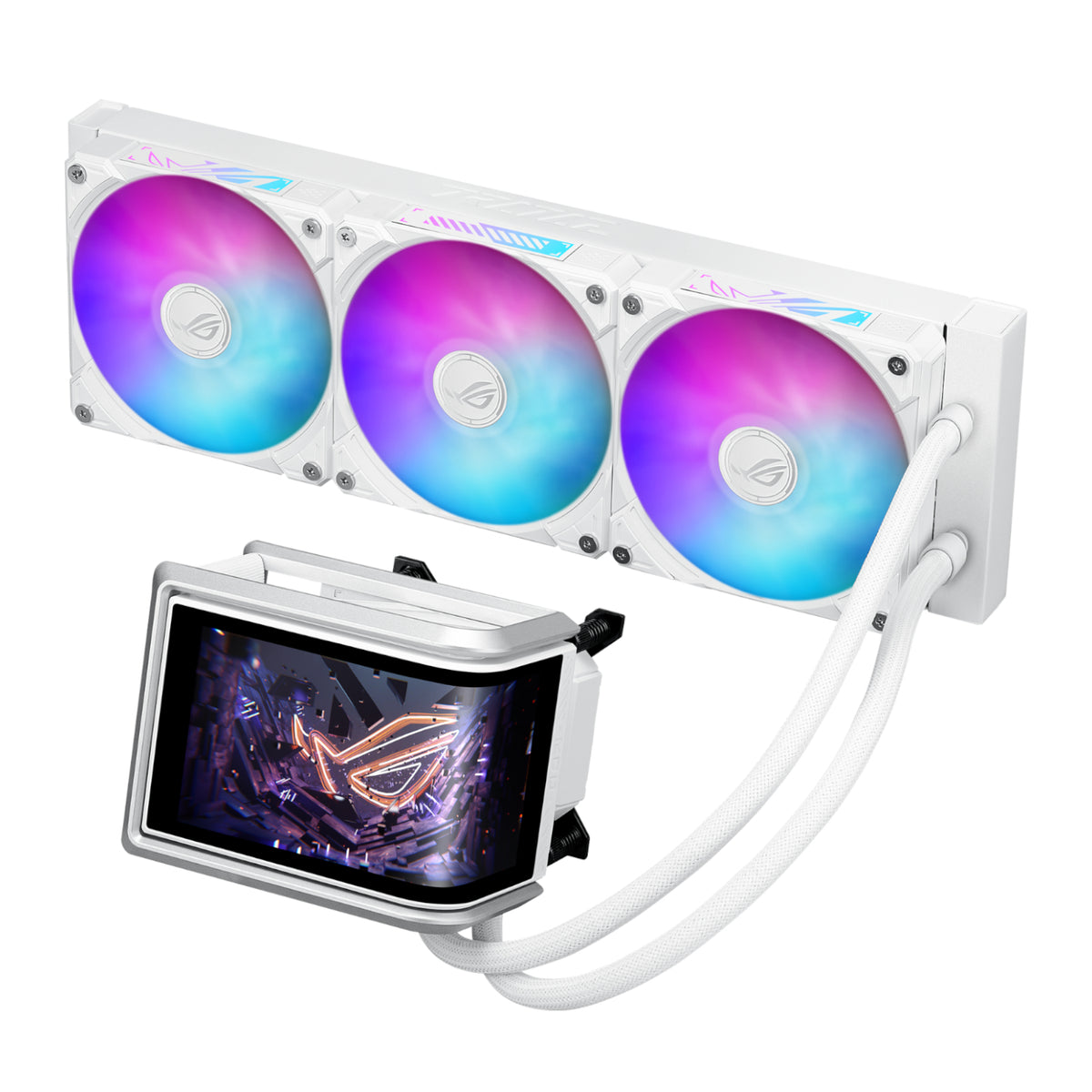 ASUS ROG RYUO IV 360 ARGB Liquid CPU Cooler White Edition