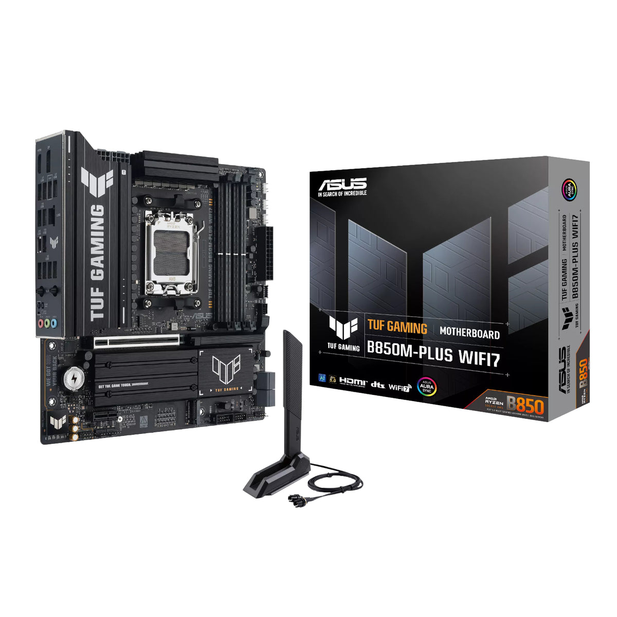 ASUS TUF Gaming B850M-Plus WIFI AMD AM5 M-ATX Gaming Motherboard