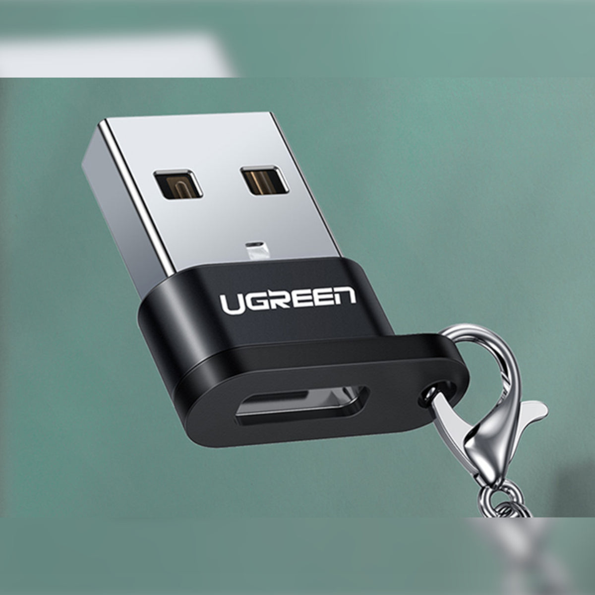 UGREEN USB A Male to USB Type-C Female Adapter (Black)
