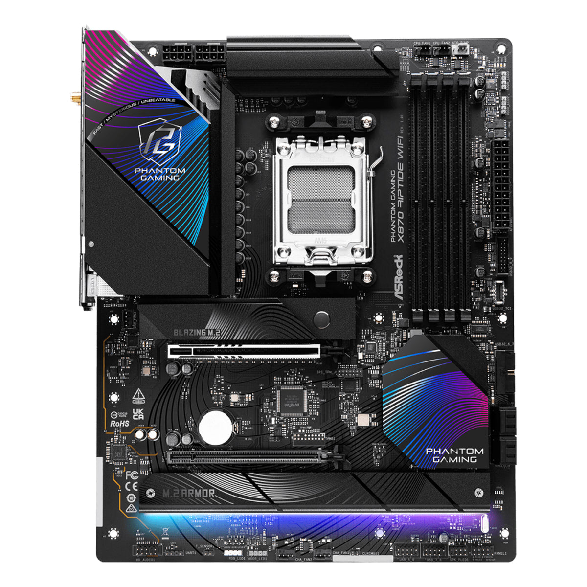 ASRock X870 Riptide AM5 Wi-Fi Phantom Gaming Motherboard