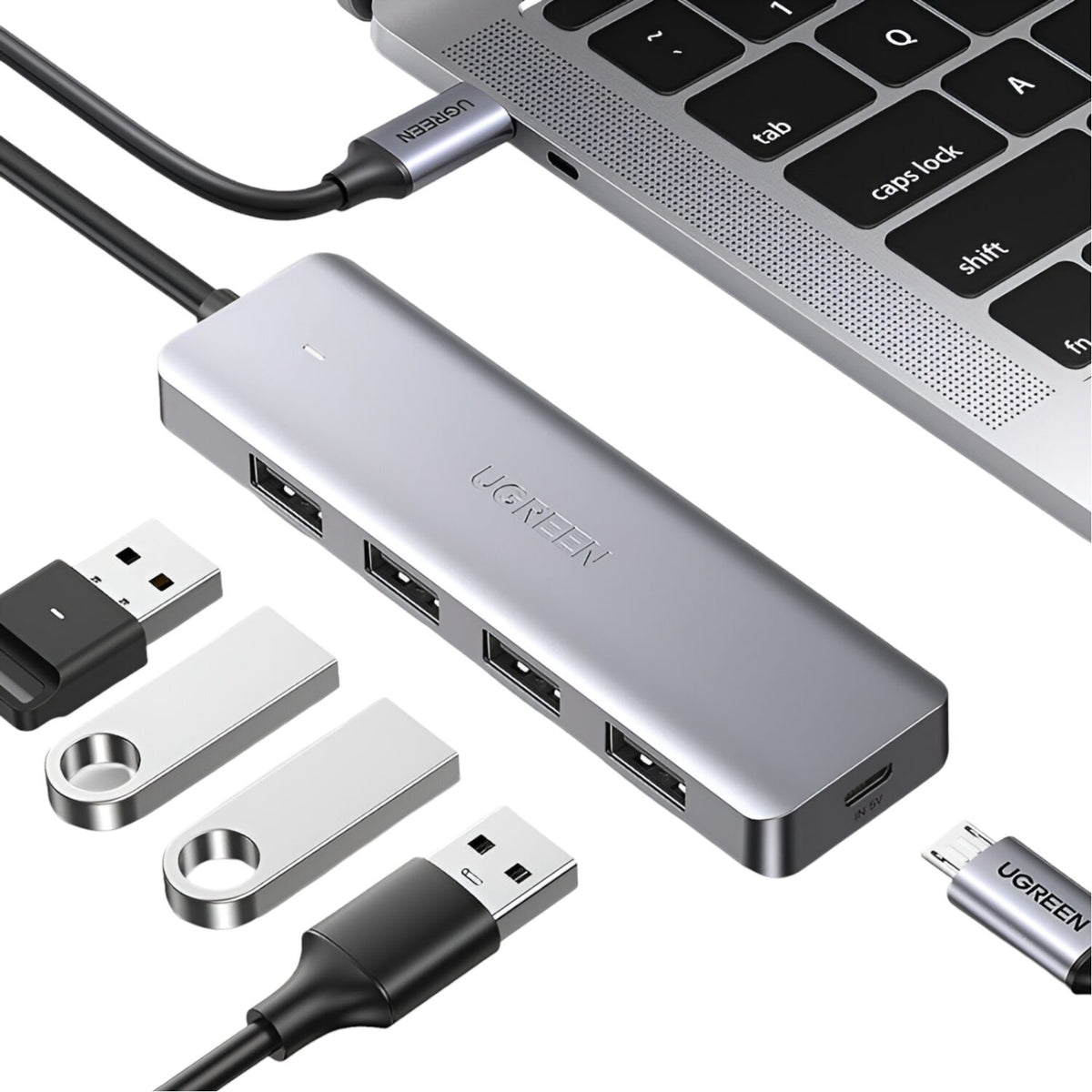 UGREEN 4-in-1 Type-C Hub | USB 3.0 | Type-C