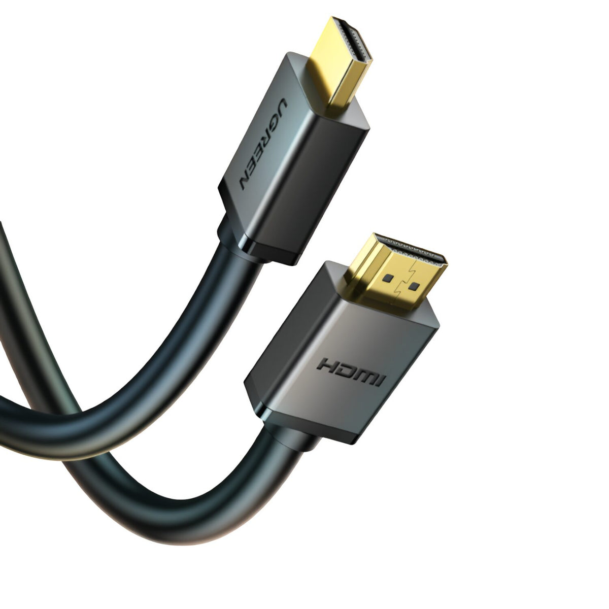 UGREEN HD104-10106 HDMI 4K Cable Male to Male Black 1m - Black