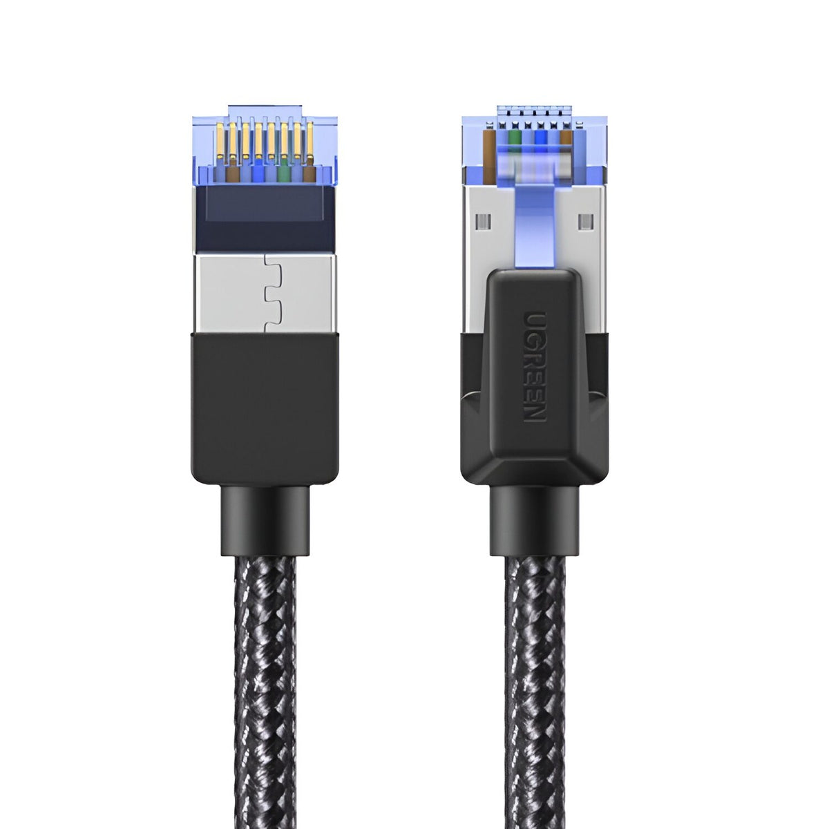 UGREEN Cat8 Nylon Braided Ethernet Cable - 40Gbps with Modular Plugs - 1m