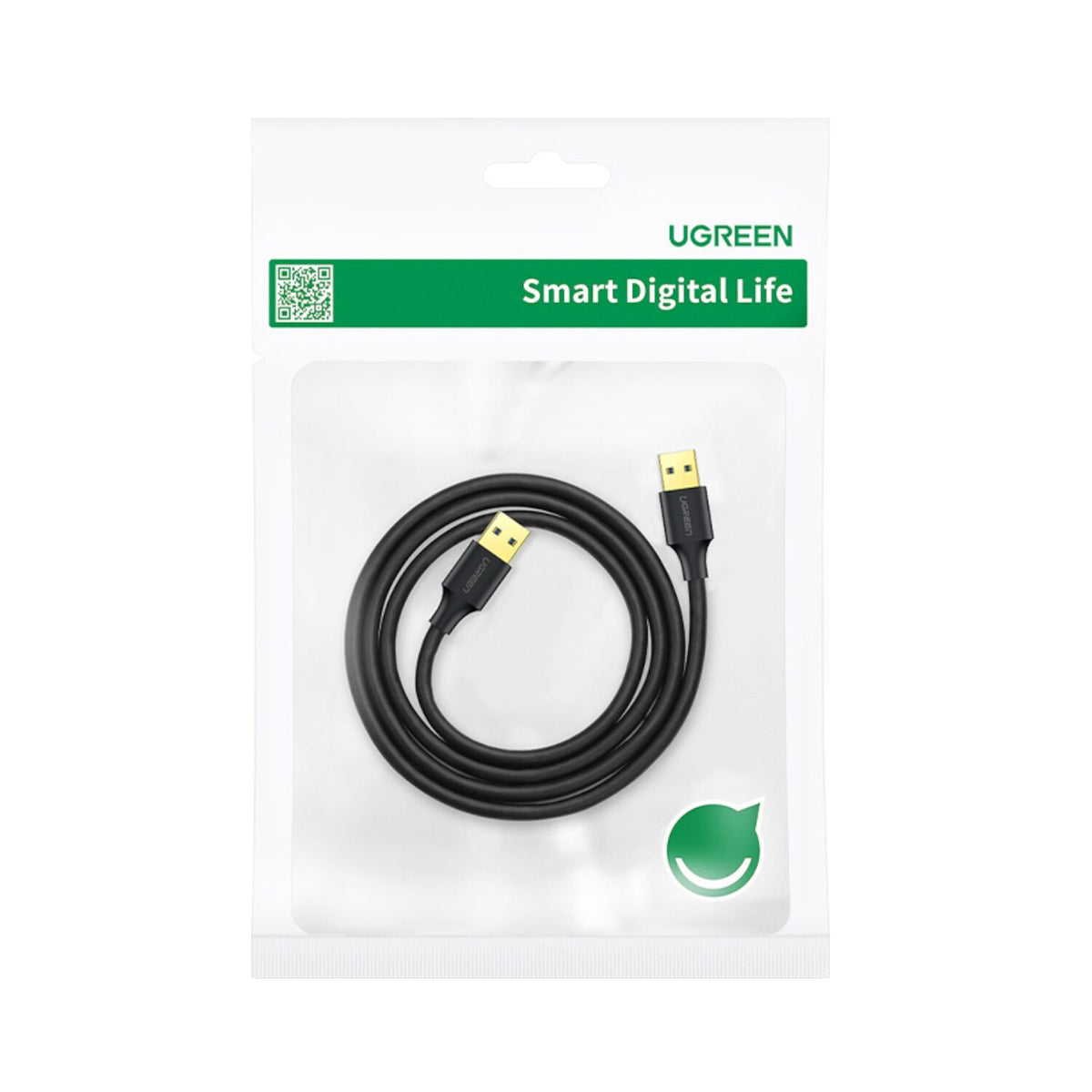 UGREEN USB 3.0 Male to Male Cable, with 5Gbps Data Transfer - 2m