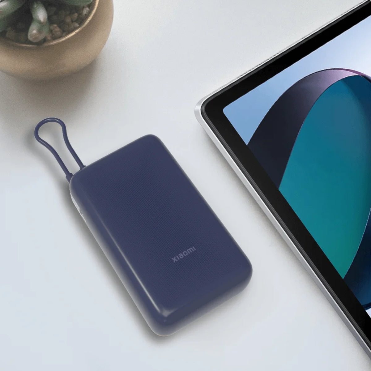 Xiaomi 33W Power Bank 20000mAh (Integrated Cable) – Blue