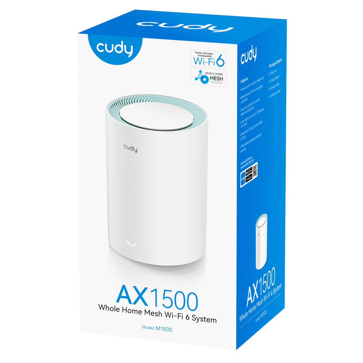 Cudy AX1500 Gigabit Mesh Wi-Fi 6 System – 1 Pack