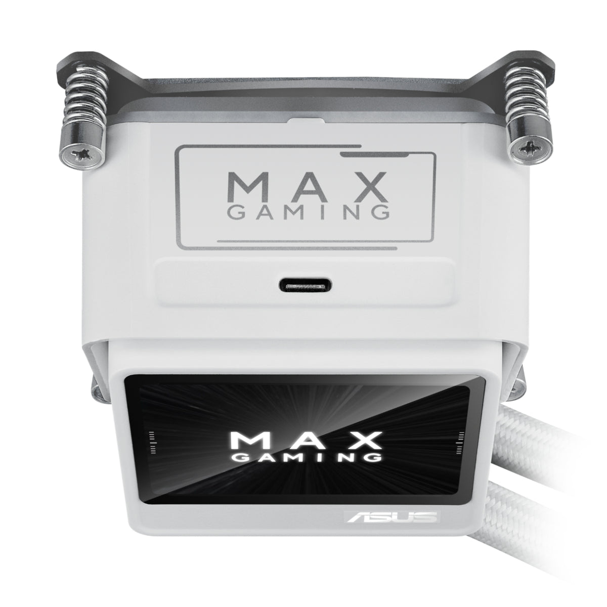 Asus MAX Gaming LC 360 ARGB LCD All-in-one CPU Liquid Cooler - White