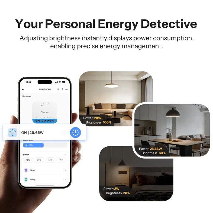 SONOFF MINI Extreme Zigbee Dimmer Switch