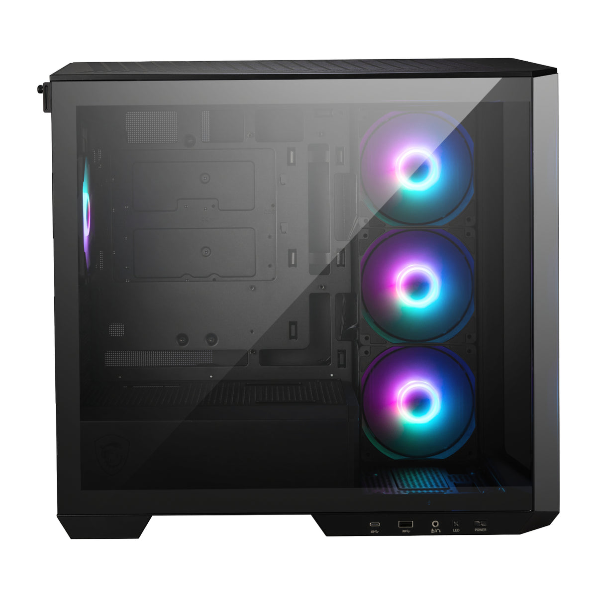 MSI MAG PANO M100R PZ M-ATX ARGB Gaming Chassis - Black