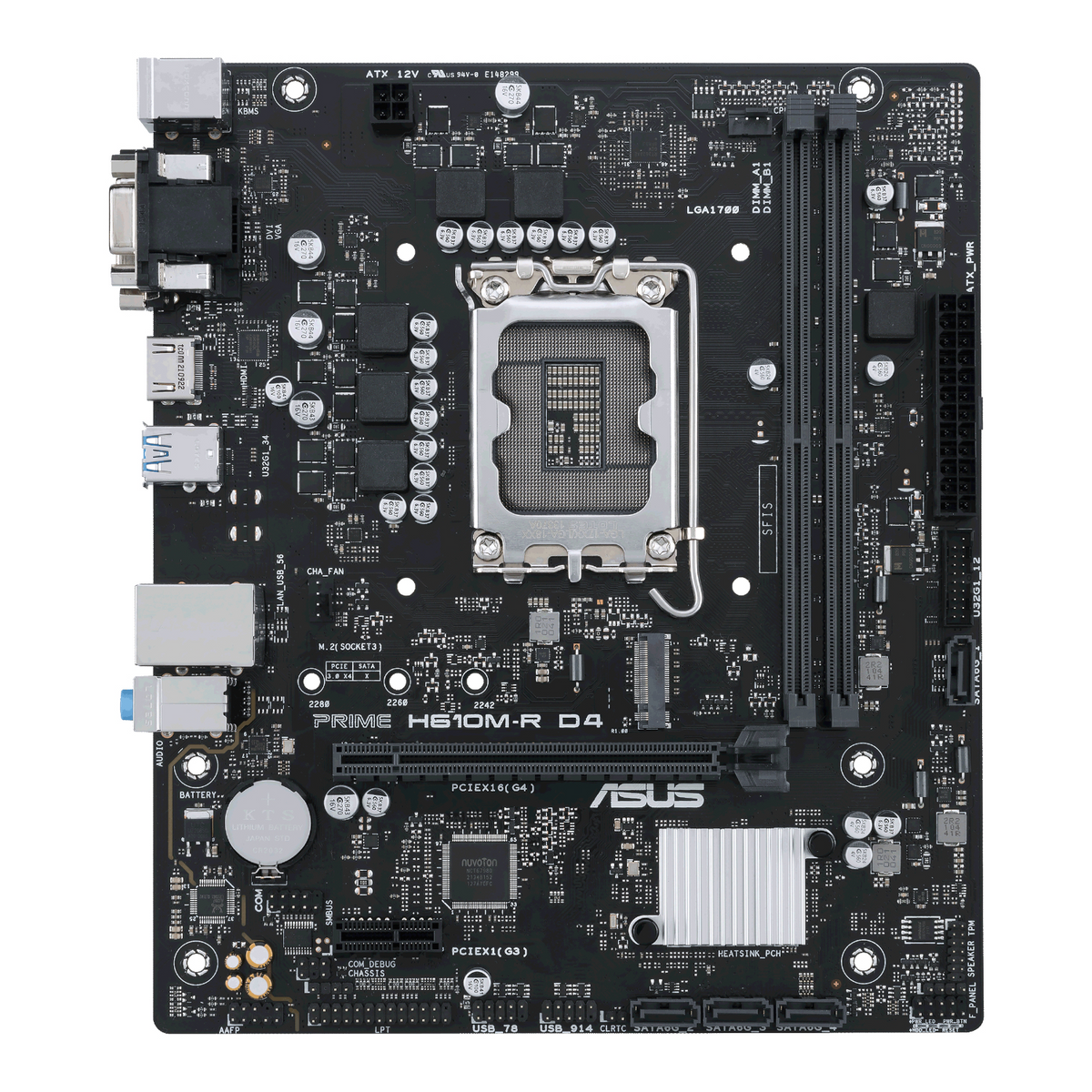 ASUS Prime H610M-R D4 LGA1700 M-ATX Motherboard