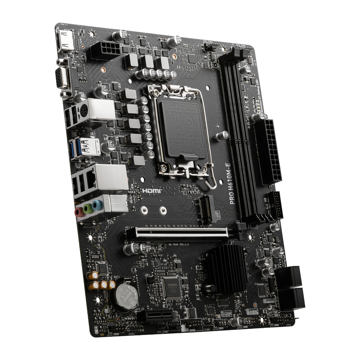 MSI PRO H610M-E Intel LGA1700 DDR5 M-ATX Motherboard