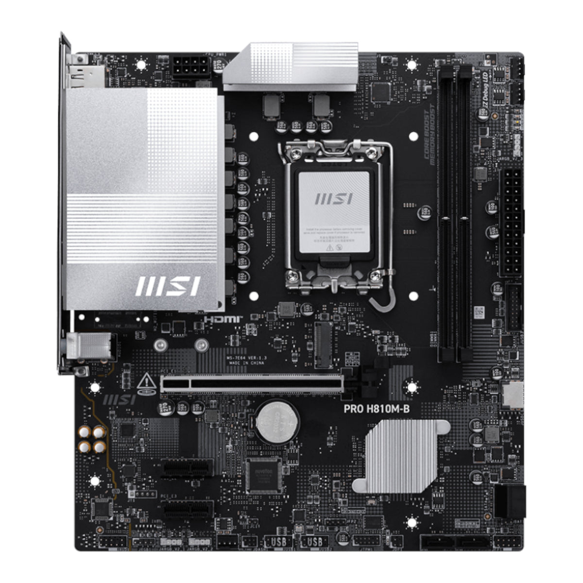 MSI H810M-B PRO LGA1851 M-ATX DDR5 Motherboard