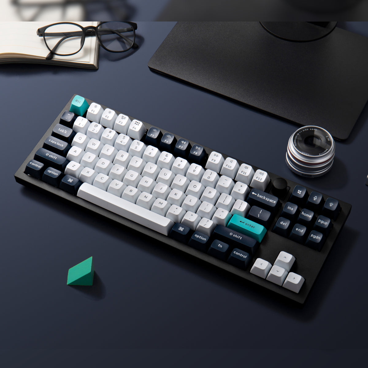 Keychron Q3 Max 80% Full Assembled Knob Red Switch Hot-Swap Gateron Jupiter RGB Wireless Keyboard - Black