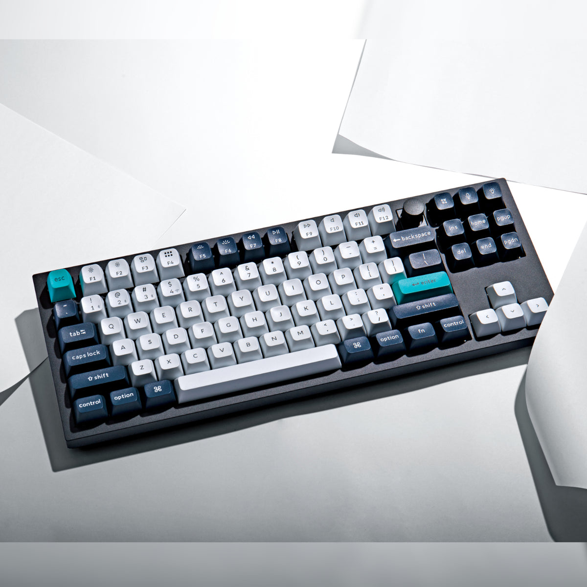 Keychron Q3 Max 80% Full Assembled Knob Red Switch Hot-Swap Gateron Jupiter RGB Wireless Keyboard - Black