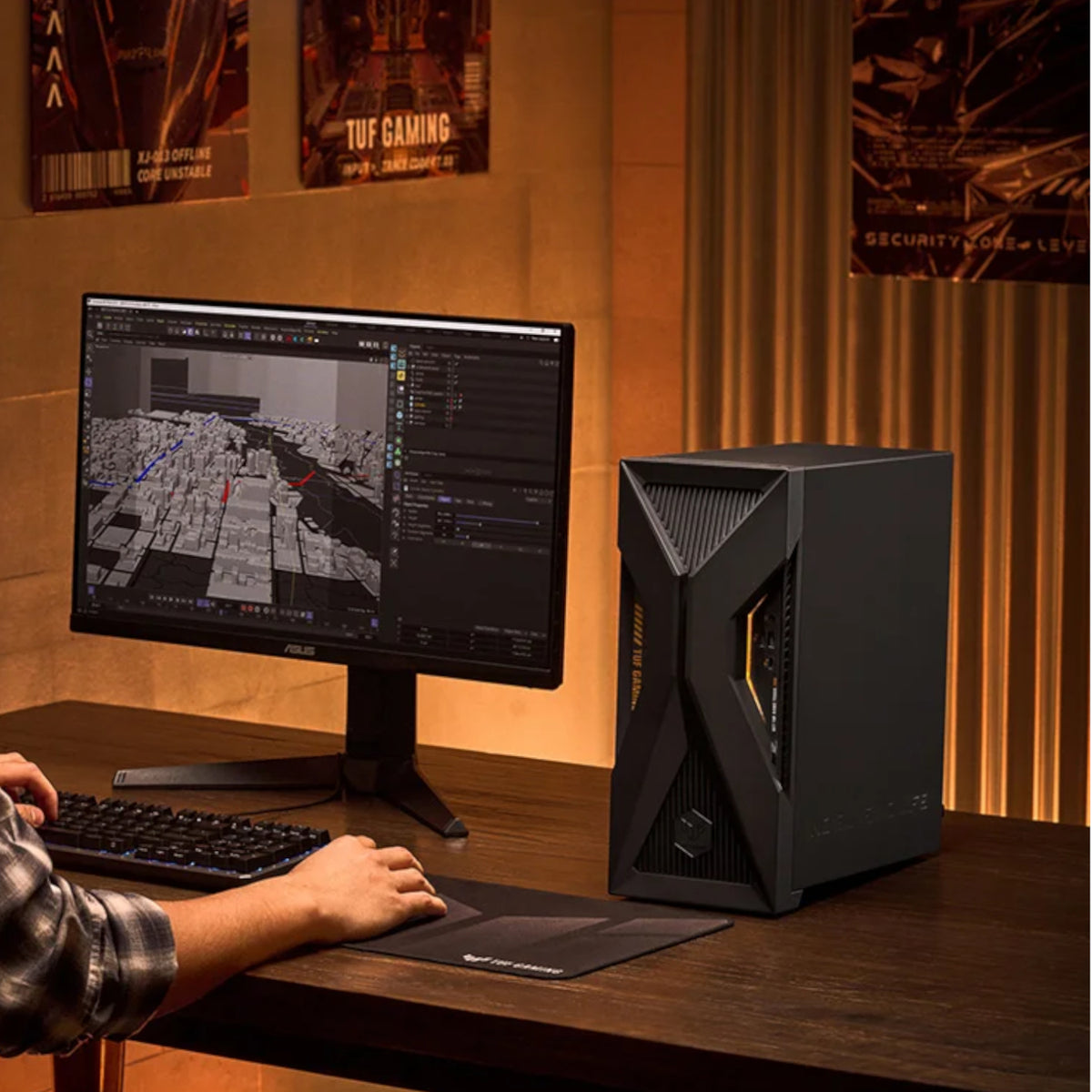 Asus TUF Gaming TM500 AMD Ryzen 5 220 Gaming PC | RTX 5050 | 16GB DDR5 | 1TB SSD | Win 11 Home