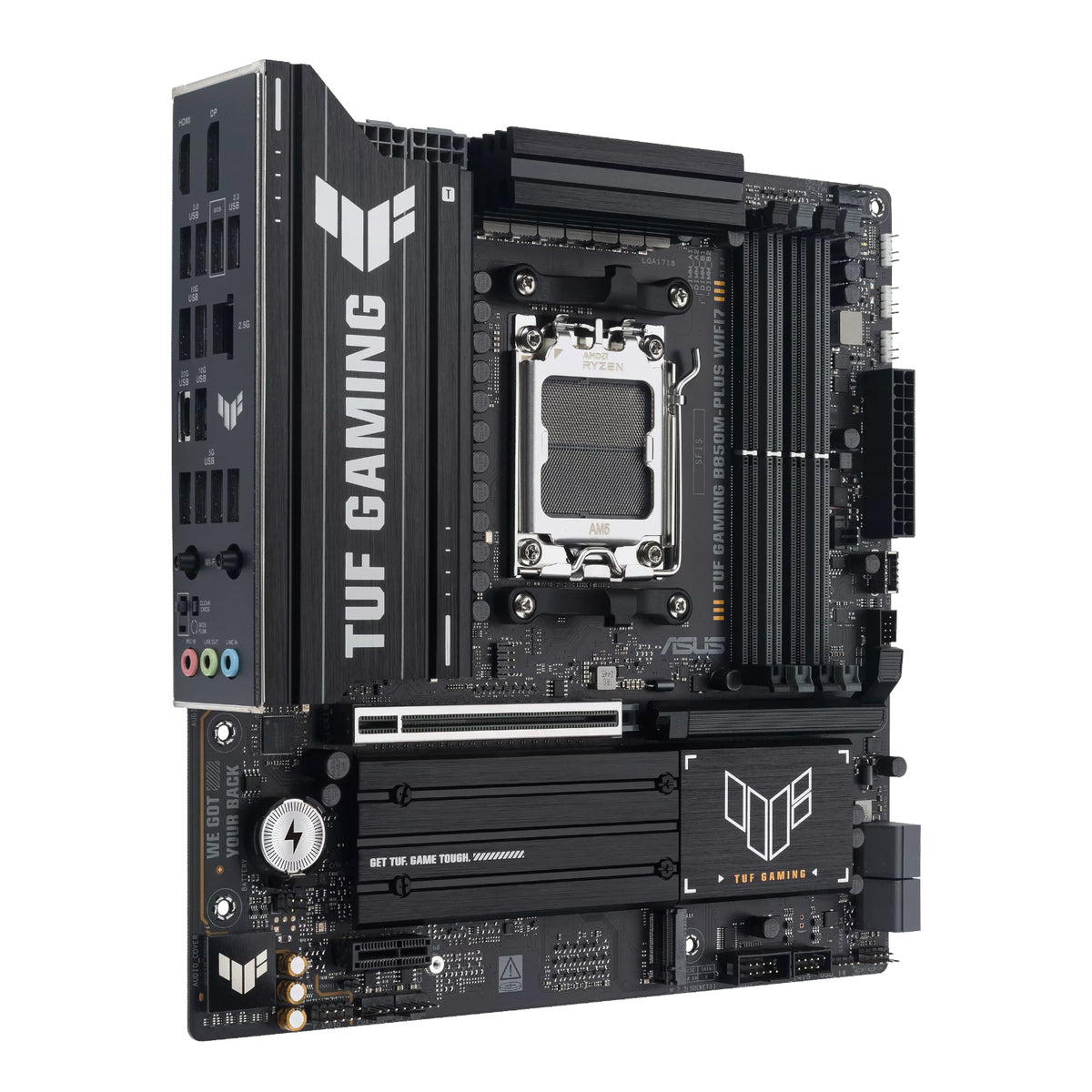 ASUS TUF Gaming B850M-Plus WIFI AMD AM5 M-ATX Gaming Motherboard