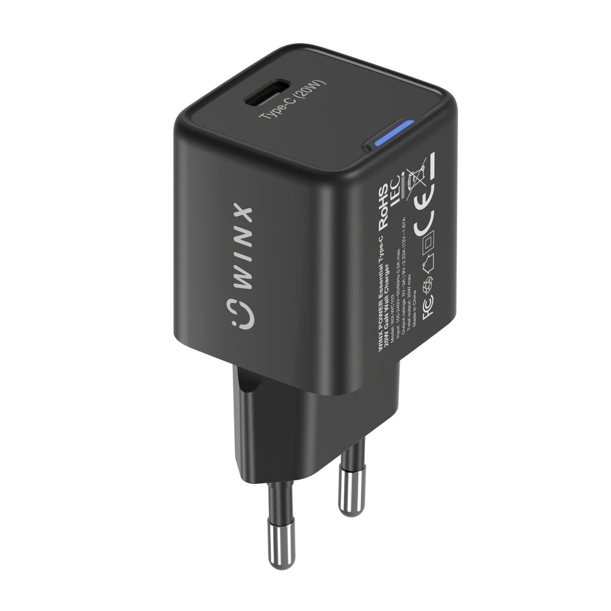WINX POWER Essential Type-C 20W GaN Wall Charger
