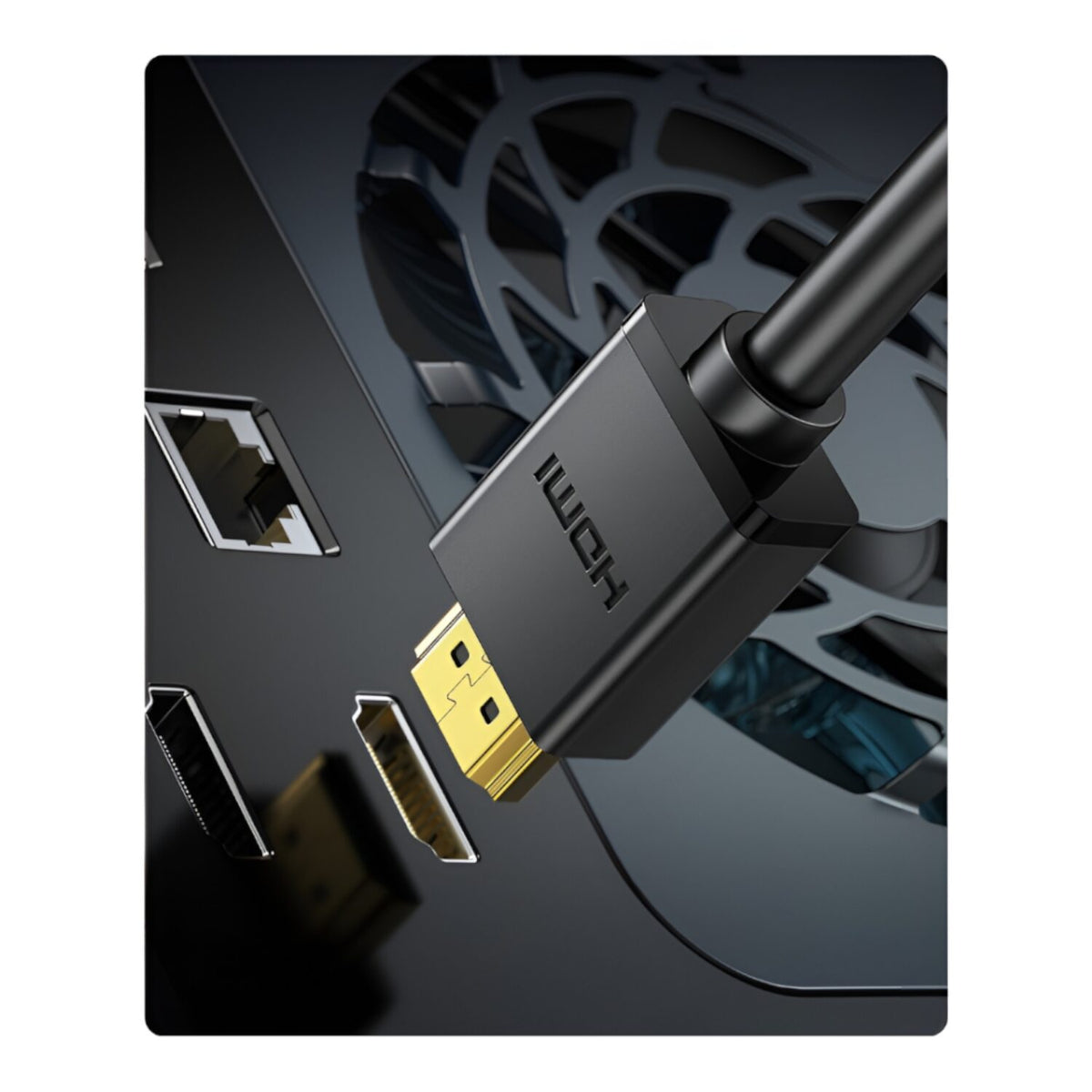 UGREEN HD104-10106 HDMI 4K Cable Male to Male Black 1m - Black